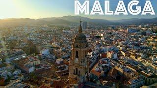 MALAGA, SPAIN - by drone [4K]