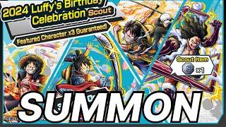 2024 Luffy’s Birthday Celebration Scout SUMMON | Bounty Rush | One Piece | OPBR |