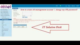 How to Create OLT Management Accounts (Step by Step Guide)