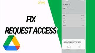 How To Fix And Solve Request Access On Google Drive