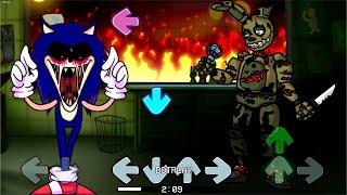 SONIC EXE VS SPRINGTRAP   FULL WEEK