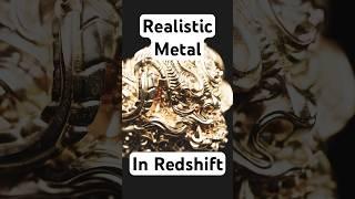 Most physically accurate metal in Redshift using Complex IOR  #3d #cinema4d #redshift3d