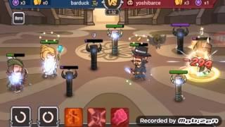 Pocket Heroes [PVP]: barduck VS yoshibarce (BRD team)