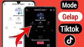 Cara Mendapatkan Mode Gelap di Tiktok Samsung | cara mengaktifkan mode gelap di tiktok