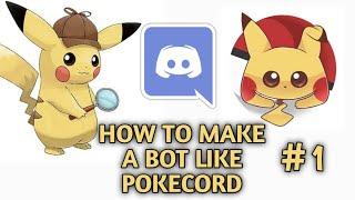 How to make a discord bot like pokecord | discord.js | android | tutorial of pokecord bot #1 | Tech