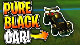 Rocket League *PURE BLACK* Car Without Mods!