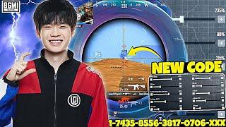 PUBG 3.5 Update Best  Sensitivity Code & 5 Fingers Control Settings | BGMI / Pubg Mobile 2024