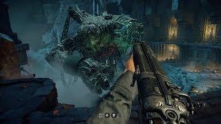 Amazing Boss Fight from Wolfenstein The Old Blood WW2 FPS Game