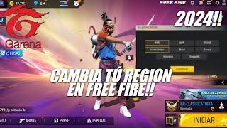 Cómo CAMBIAR de REGION en FREE FIRE 2024