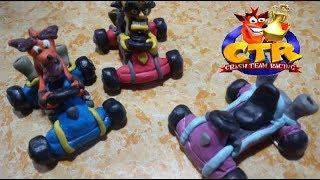 Sculpting Kart from Crash Team Racing with Modeling Toy Clay