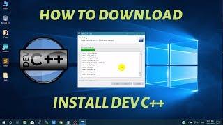 How to download and install latest dev c++ ide on windows 10 2020