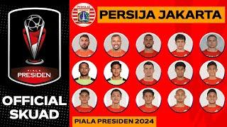 Daftar Pemain Persija Jakarta Piala Presiden 2024 - Piala Presiden 2024