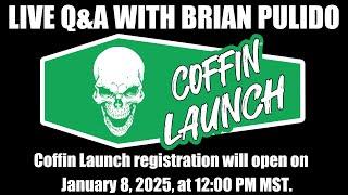 LIVE Q&A with Brian Pulido! Coffin Launch registration is NOW OPEN!