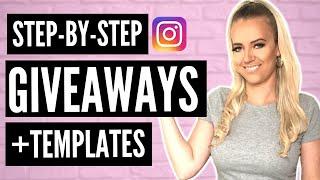 GIVEAWAY FOR INSTAGRAM 2020 step-by-step (+ templates)