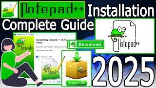 How to install Notepad++ on Windows 10/11 [ 2025 Update ] with Demo HTML Program in 5 Minutes!