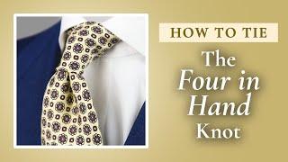 Four in Hand Tie Knot Tutorial - Step by Step How To Guide