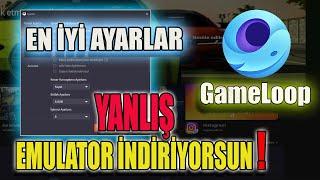 YANLIŞ EMULATORÜ İNDİRME ! KASMAYAN GAMELOOP AYARLARI  | PUBG MOBİLE