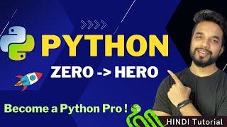 Master Python Basics: Complete Tutorial in One Shot HINDI