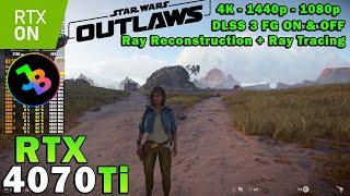 Star Wars Outlaws | RTX 4070 Ti | R7 5800X3D | RR + Ray Tracing | 4K 1440p 1080p | Ultra Settings