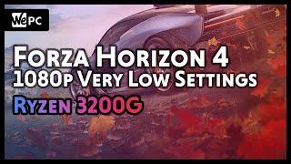 AMD Ryzen 3 3200G | Forza Horizon 4 Benchmark | Low Settings | WePC Benchmark