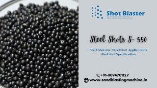 Steel Shot S550 | Steel Shot Applications & Specification - Shot Blaster  #steelshot #manufacturer