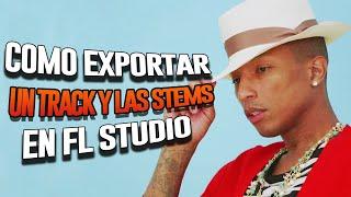 Como exportar las voces o stems para hacer el mixing en FL Studio 12 2019