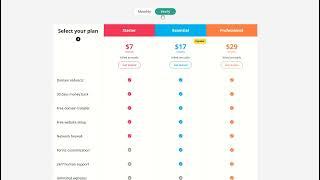 How to Build a Pricing Table With a Monthly/Yearly CSS Toggle Switch