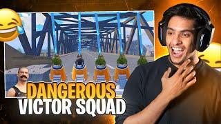 Never Come infront of This Victor Squad in PUBG Mobile - Best Funniest Moments of Victor in PUBGM