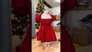 Sewing a Holiday Dress from scratch #christmas #sewing #dress