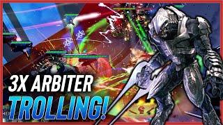 we trolled with TRIPLE ARBITER again in Halo Wars 2!