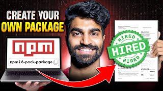 Publish Your NPM Package & Get Job  - Here's how