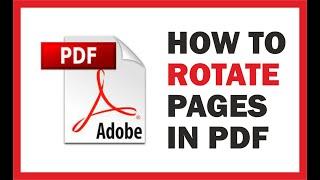 How to rotate PDF document and save properly