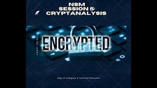 Network Security: Cryptanalysis