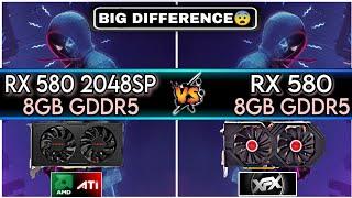 RX 580 (2048SP) 8GB vs RX 580 (XFX PINE GROUP) | Biggest Difference | 10 Games Test !