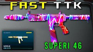 This *SUPERI 46* TAC Stance Build has FAST TTK  | Best Class Setup #mw3 #warzone #superi46