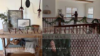 Designer Tips & Simple Cost Saving Christmas Decor | Ozark Mountain Homestead | Vintage Dickens