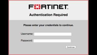 How to configure Fortigate Captive Portals (Firewall Authentication Portal)