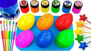 8 Minutes Satisfying Video | Mixing Funny Candy ASMR & Big Magic Rainbow EGGS M&M's Slime