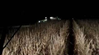 Unloading Corn on the go at night www.HuizingHarvest.com