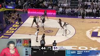 @jordioreacts Reacting To #1 South Carolina vs #9 LSU Highlights | NCAA Women’s Basketball