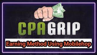 CPAgrip earning method using mobilehob mobile proxy