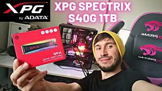 RGBLİ M2 SSD | XPG SPECTRIX S40G 1TB M.2 SSD | Kutu Açılımı Montaj ve Test