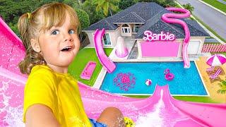I Built a Barbie Waterpark In My House!