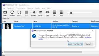 How to Fix "Commercial games require the firmware to be installed" rpcs3 Emulator Error