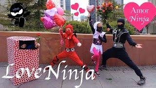 Ninja Kidz dá flores e bolas  Brincadeira surpresa para crianças