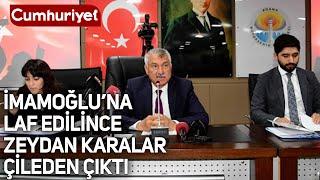 AKP'li üye Ekrem İmamoğlu'na 'utanmıyor' deyince, Zeydan Karalar çok sinirlendi