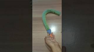 paper snake tutorial| moving paper snake #shorts #youtubeshorts #papercraft #creative #craft #snake