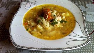 Суп с Галушками / Куриный Суп с Клецками / Chicken soup / Простой Пошаговый Рецепт (Быстро и Вкусно)