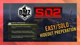 Hideout Preperation GUIDE | DMZ Season 2 Mission Guide | White Lotus Solo Guide