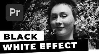 Black and White Effect in Premiere Pro (EASY PEASY Tutorial)